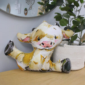Shaped Pillow - Cute Fluffy Cow Sleeping Set