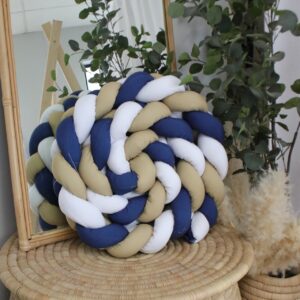 Cot Bumper – Braided 3 Strand – Magical Astrology | Cinnamon & Spice South Africa Cot Crib Braided Bumper, soft and breathable, Cinnamon and Spice