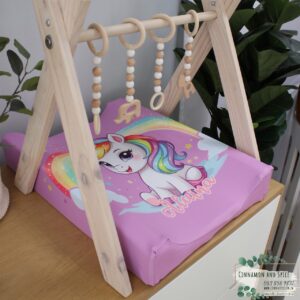 Changing Mat Cover - Cutesie Unicorn Rainbow and Star Set