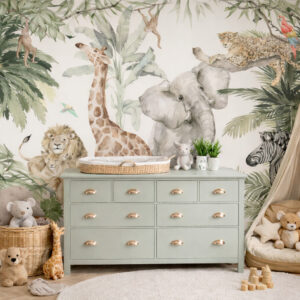 Elli Baby Compactum Light Colored Chest Drawer | CC | Cinnamon & Spice South Africa Elegant wooden baby compactum with drawers and changing area