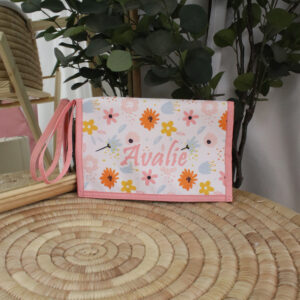 Diaper and Wipe Holder - Spring Feel Flower