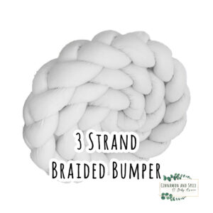 Cot Bumper - Braided 3 Strand - Custom Design