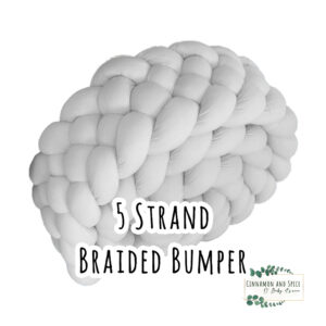 Cot Bumper - Braided 5 Strand - Custom Design