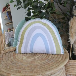 Shaped Pillow - Rainbow Eucalyptus Owl Set