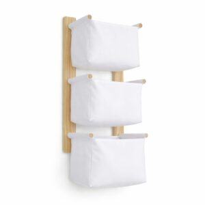 Modern Nappy or Toy Stacker with Wooden Frame - Custom Design