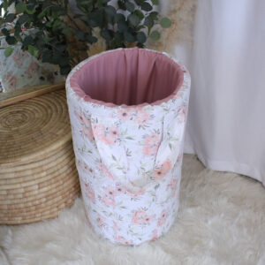 Washing Basket With Handles - Soft Rose