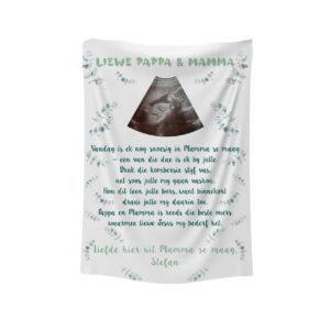 Personalised Fleece Blanket - Pennygum Ultrasound Afrikaans Sonar Blanket