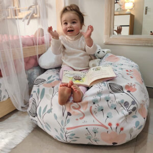Hide and Seat - Bean Bag Buddy - Storage Bag - Vol in Blom