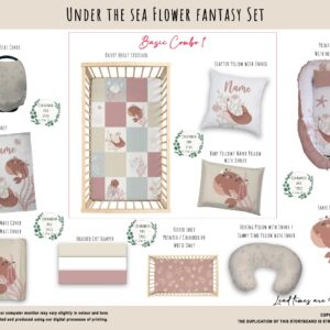 Handcrafted custom cot bedding set, featuring personalized printed and premium hypo-allergenic baby safe fabric, designed for elegant nursery décor. Cinnamon and Spice