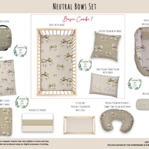 Handcrafted custom cot bedding set, featuring personalized printed and premium hypo-allergenic baby safe fabric, designed for elegant nursery décor. Cinnamon and Spice
