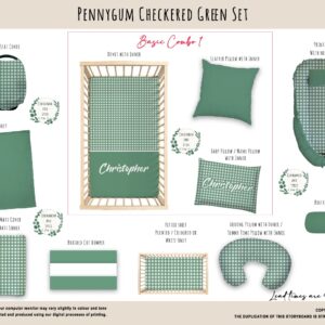 Handcrafted custom cot bedding set, featuring personalized printed and premium hypo-allergenic baby safe fabric, designed for elegant nursery décor. Cinnamon and Spice