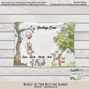 Milestone Blanket – Winnie The Pooh