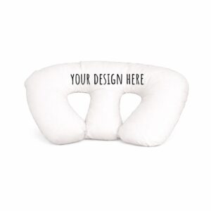 Handcrafted nursing pillow with inner, perfect for comfortable feeding and tummy time in a South African-inspired nursery. Cinnamon and Spice.