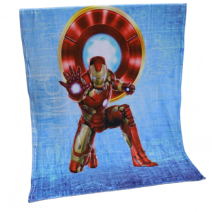 Personalised Fleece Blanket - Superhero Iron Man