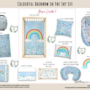 Handcrafted custom cot bedding set, featuring personalized printed and premium hypo-allergenic baby safe fabric, designed for elegant nursery décor. Cinnamon and Spice