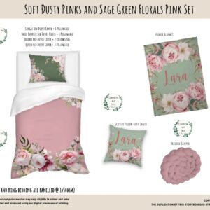 Handcrafted custom bedding set, featuring personalized printed and premium hypo-allergenic fabric, designed for elegant room décor. Cinnamon and Spice