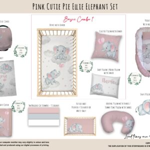 Handcrafted custom cot bedding set, featuring personalized printed and premium hypo-allergenic baby safe fabric, designed for elegant nursery décor. Cinnamon and Spice