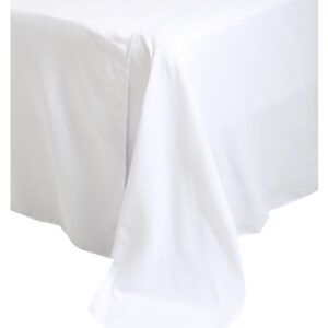 Flat Cot Sheet - White