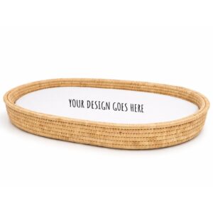 Soft fitted sheet for wicker changing basket or Moses basket – baby sleep essential and handwoven basket bedding.