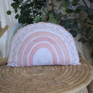 Shape pillow - Rainbow- Soft plush toy - cot crib accessory by Cinnamon and Spice
