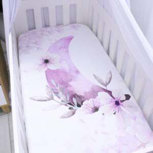 Soft, breathable baby cot fitted sheets in various designs and sizes, ensuring a snug fit for your crib mattresses. Custom made for you by Cinnamon and Spice