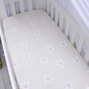Luxury custom toddler fitted sheet South Africa – soft breathable fabric, handmade by Cinnamon & Spice.
