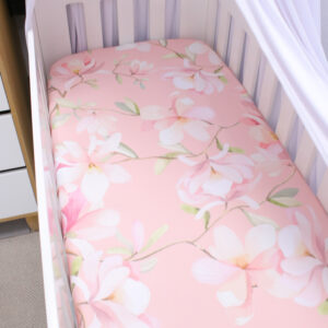 Soft, breathable baby cot fitted sheets in various designs and sizes, ensuring a snug fit for your crib mattresses. Custom made for you by Cinnamon and Spice