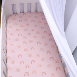 Soft, breathable baby cot fitted sheets in various designs and sizes, ensuring a snug fit for your crib mattresses. Custom made for you by Cinnamon and Spice
