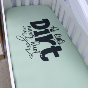 Soft, breathable baby cot fitted sheets in various designs and sizes, ensuring a snug fit for your crib mattresses. Custom made for you by Cinnamon and Spice