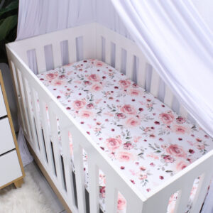 Luxury custom toddler fitted sheet South Africa – soft breathable fabric, handmade by Cinnamon & Spice.