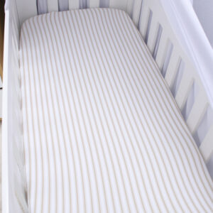 Luxury custom toddler fitted sheet South Africa – soft breathable fabric, handmade by Cinnamon & Spice.