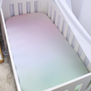 Luxury custom toddler fitted sheet South Africa – soft breathable fabric, handmade by Cinnamon & Spice. Ombre