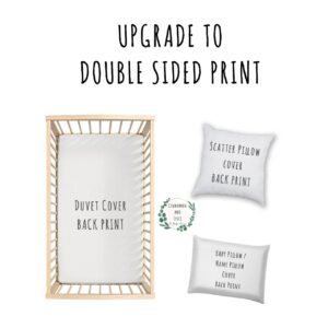 Upgrade My Baby Linen to Double-Sided Print
