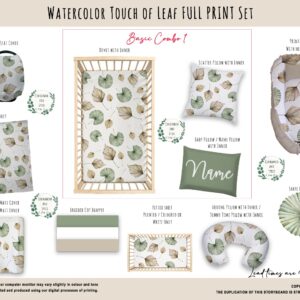 Handcrafted custom cot bedding set, featuring personalized printed and premium hypo-allergenic baby safe fabric, designed for elegant nursery décor. Cinnamon and Spice
