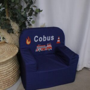 Customizable kids sofa foam chair, perfect for toddlers and kids, with personalized prints and colors.