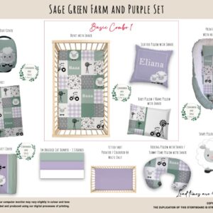 Handcrafted custom cot bedding set, featuring personalized printed and premium hypo-allergenic baby safe fabric, designed for elegant nursery décor. Cinnamon and Spice