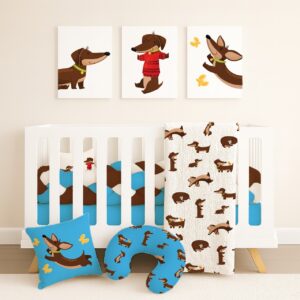 Handcrafted custom cot bedding set, featuring personalized printed and premium hypo-allergenic baby safe fabric, designed for elegant nursery décor. Cinnamon and Spice