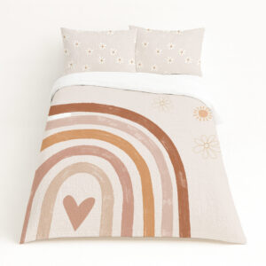 Handcrafted custom bedding set, featuring personalized printed and premium hypo-allergenic fabric, designed for elegant room décor. Cinnamon and Spice