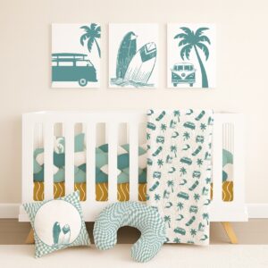 Handcrafted custom cot bedding set, featuring personalized printed and premium hypo-allergenic baby safe fabric, designed for elegant nursery décor. Cinnamon and Spice