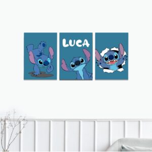 Canvases – Blue Stitch | Cinnamon & Spice South Africa Blue Stitch nursery canvas print in soft neutral tones, perfect wall décor for a baby’s room