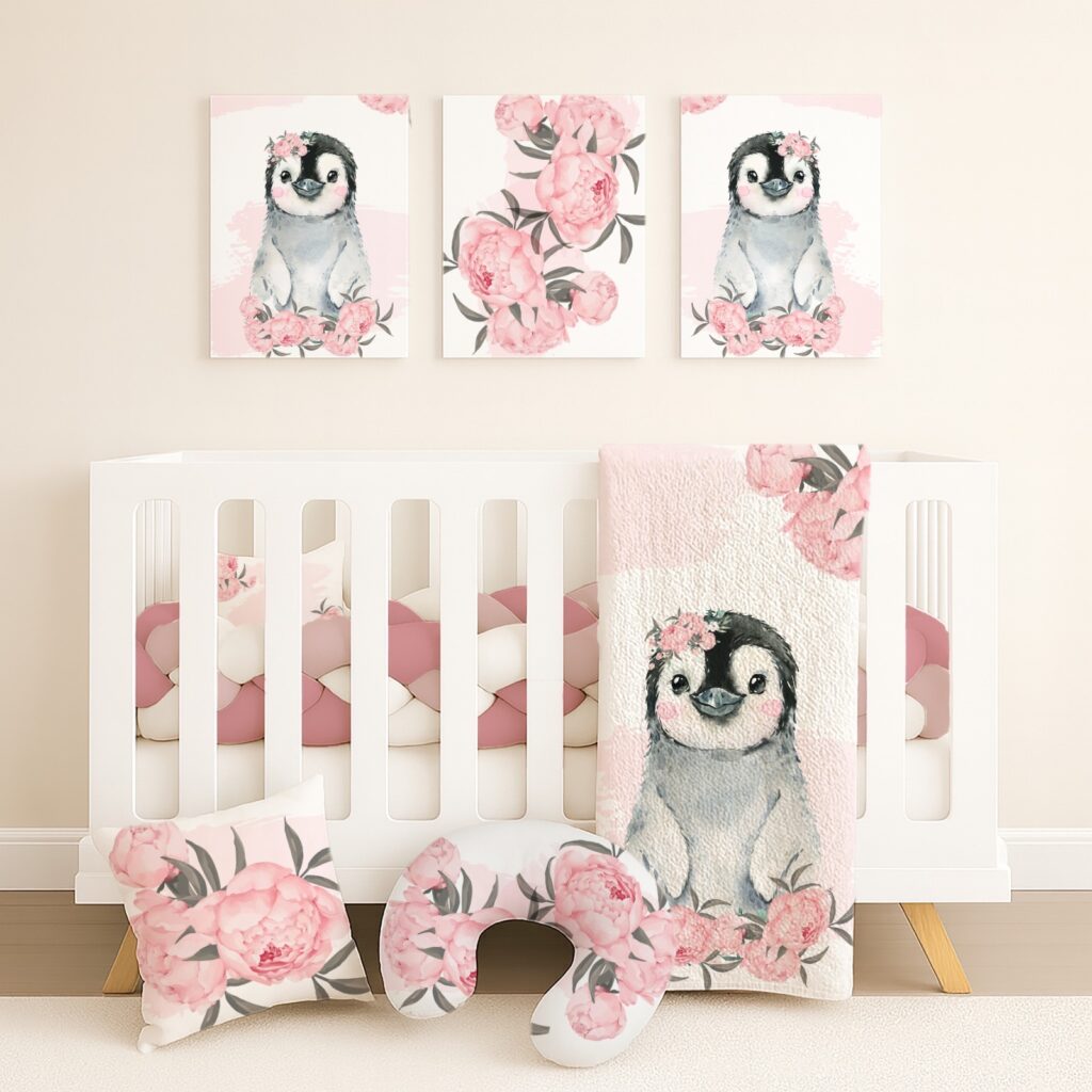 16 Piece Baby Cot Bedding Combo | Custom Nursery Set – Combo Deals ...