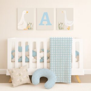 Handcrafted custom cot bedding set, featuring personalized printed and premium hypo-allergenic baby safe fabric, designed for elegant nursery décor. Cinnamon and Spice