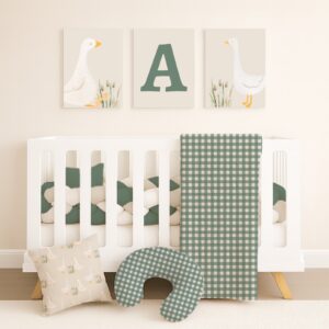 Handcrafted custom cot bedding set, featuring personalized printed and premium hypo-allergenic baby safe fabric, designed for elegant nursery décor. Cinnamon and Spice