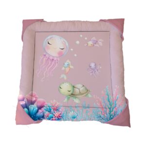 Enhance your baby’s playtime and rest with our versatile Baby Playmat. Designed for comfort and functionality, this playmat features a soft, cushioned surface ideal for tummy time, which helps strengthen your baby’s muscles and improve motor skills.