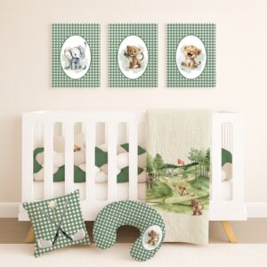 Handcrafted custom cot bedding set, featuring personalized printed and premium hypo-allergenic baby safe fabric, designed for elegant nursery décor. Cinnamon and Spice