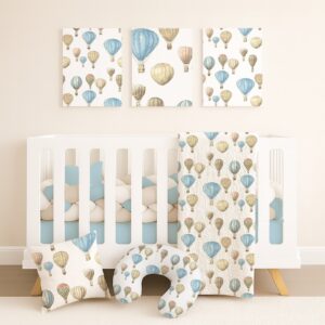 Handcrafted custom cot bedding set, featuring personalized printed and premium hypo-allergenic baby safe fabric, designed for elegant nursery décor. Cinnamon and Spice