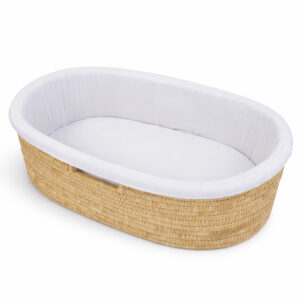 Handwoven baby storage basket by Cinnamon and Spice, perfect for nursery organization, toys, blankets, and baby essentials
