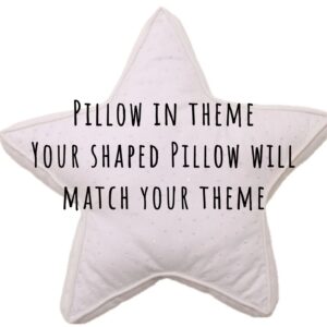 Custom Design shaped pillow with gentle padding—cute and comforting nursery accent.