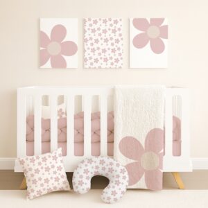 Handcrafted custom cot bedding set, featuring personalized printed and premium hypo-allergenic baby safe fabric, designed for elegant nursery décor. Cinnamon and Spice