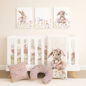 Handcrafted custom cot bedding set, featuring personalized printed and premium hypo-allergenic baby safe fabric, designed for elegant nursery décor. Cinnamon and Spice